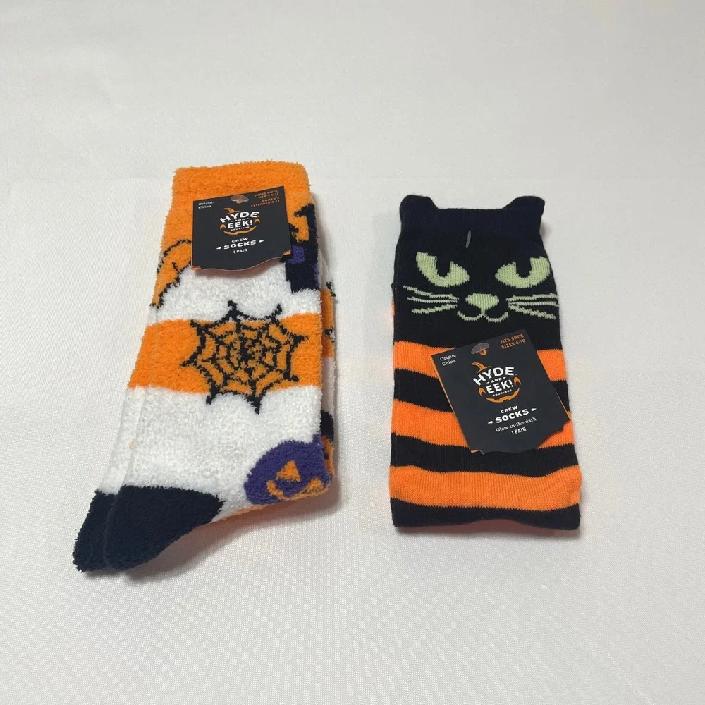 Hyde and Eek! Boutique‎ Halloween Socks 4-Pack Bundle Spooky Holiday